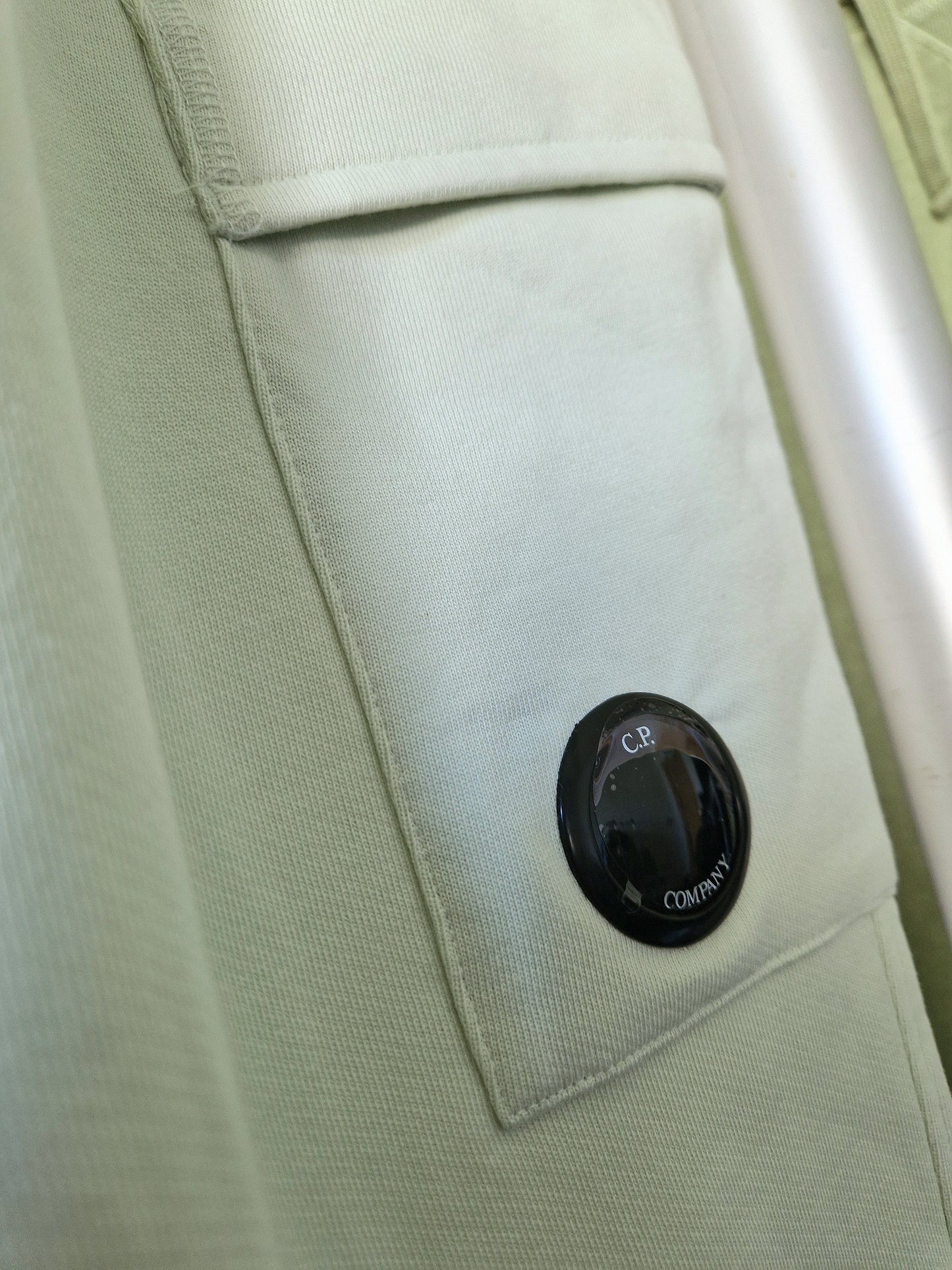 C.P. Company Diagonal Fleece Joggers - Frost