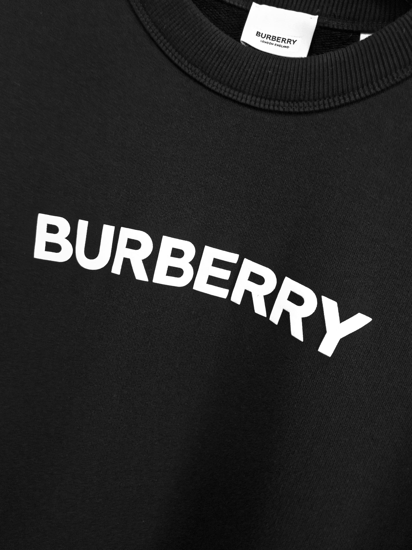 Burberry Burlow Logo Sweatshirt - Black