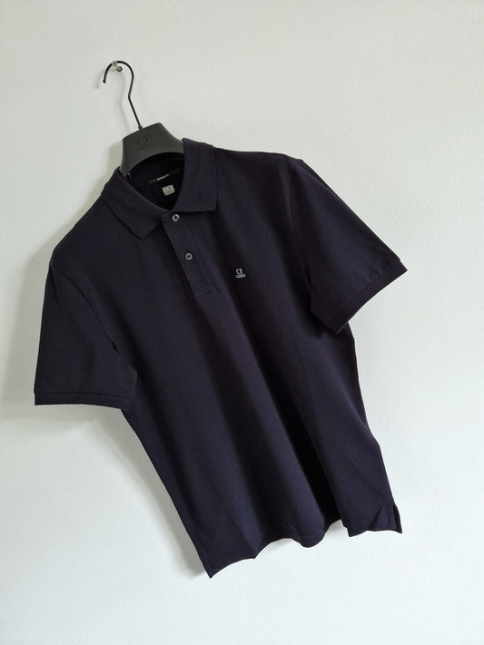 C.P. Company Stretch Piquet Polo Shirt - Total Eclipse