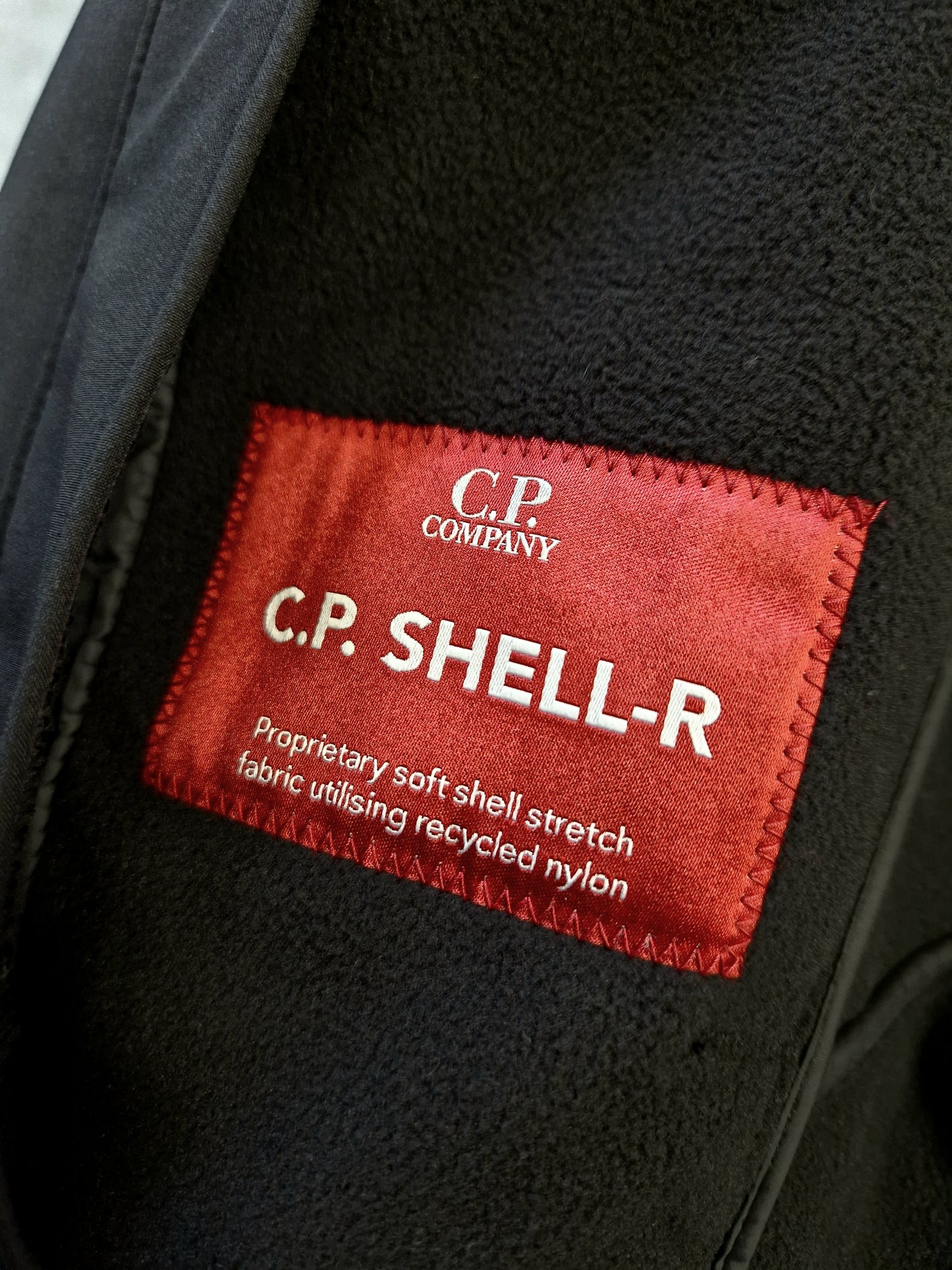 C.P. Company Junior Soft Shell Hooded Jacket - Black