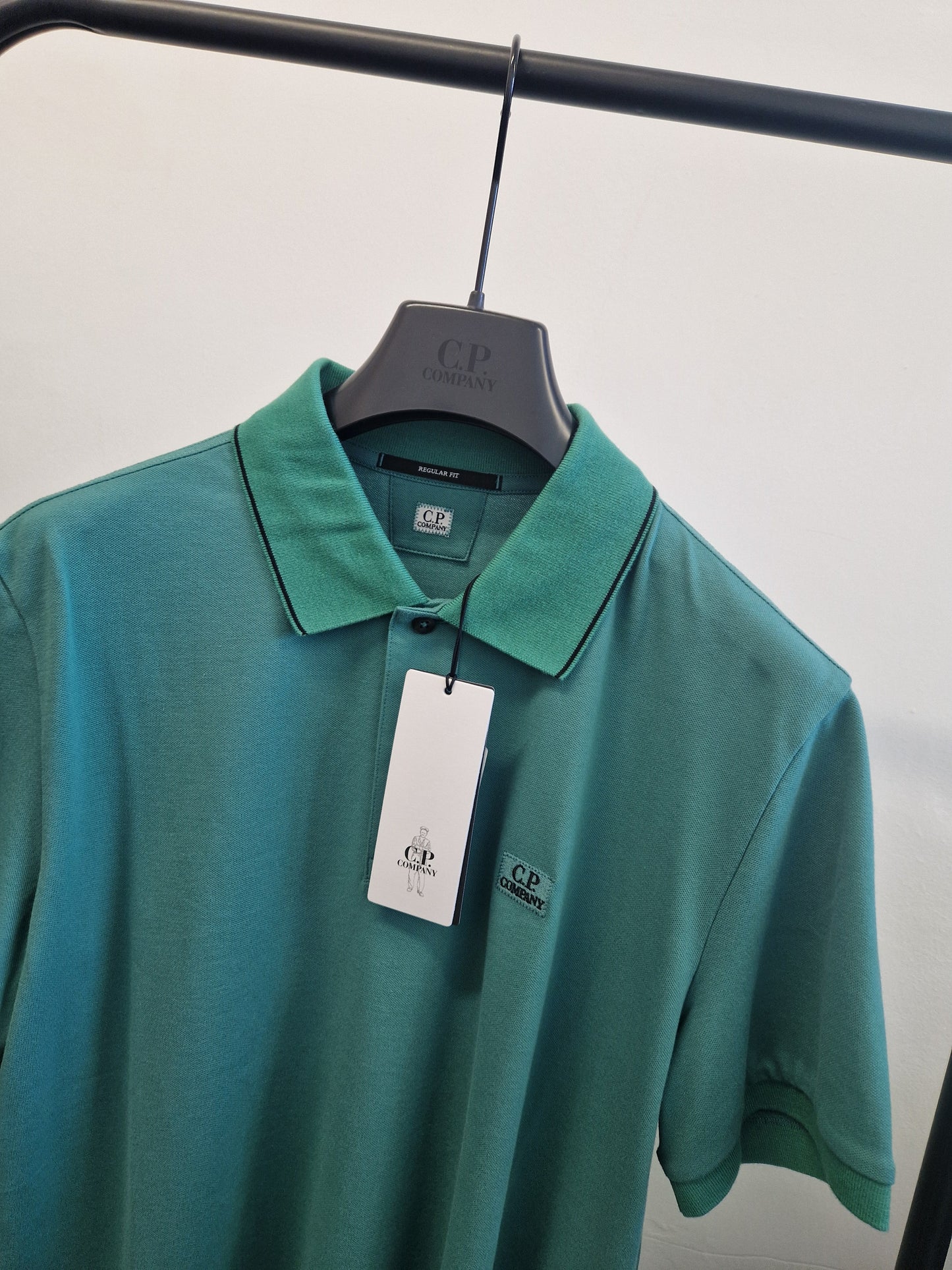 C.P. Company Stretch Piquet Polo Shirt - Jelly Bean