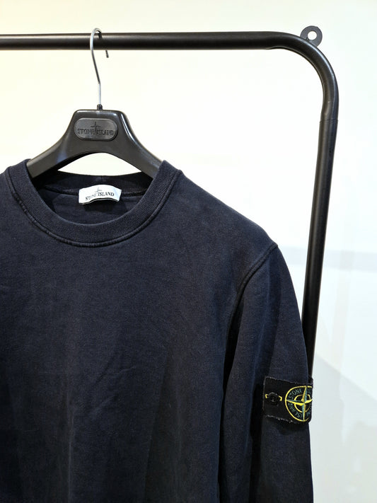 Stone Island Crewneck Dyed Sweatshirt - Navy Blue