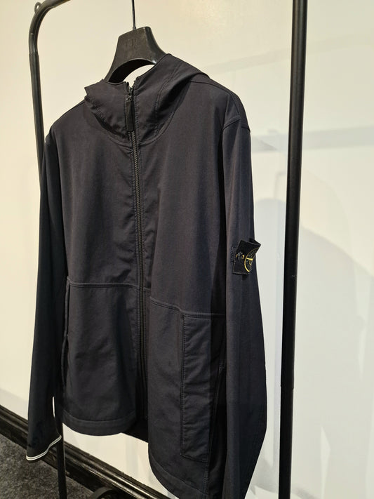 Stone Island Comfort Shell Jacket - Navy Blue