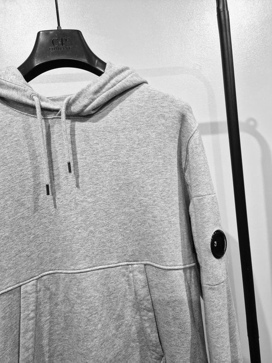 C.P. Company Overhead Hooded Sweatshirt - Grey