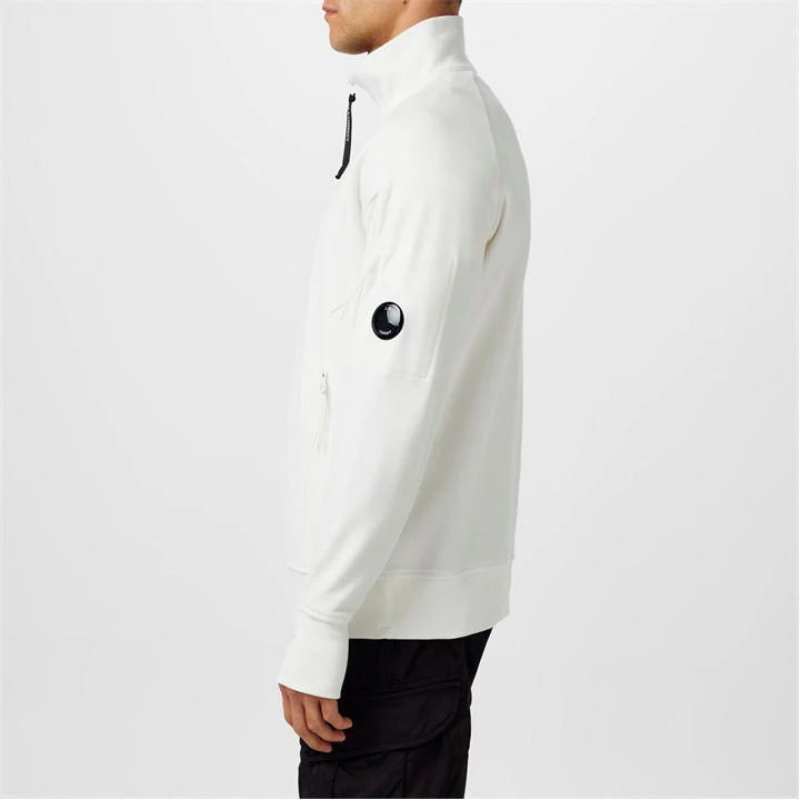 C.P. Company 1/4 Zip Sweatshirt - White