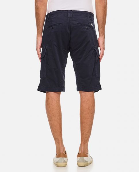 C.P. Company Stretch Bermuda Cargo Shorts - Navy Blue