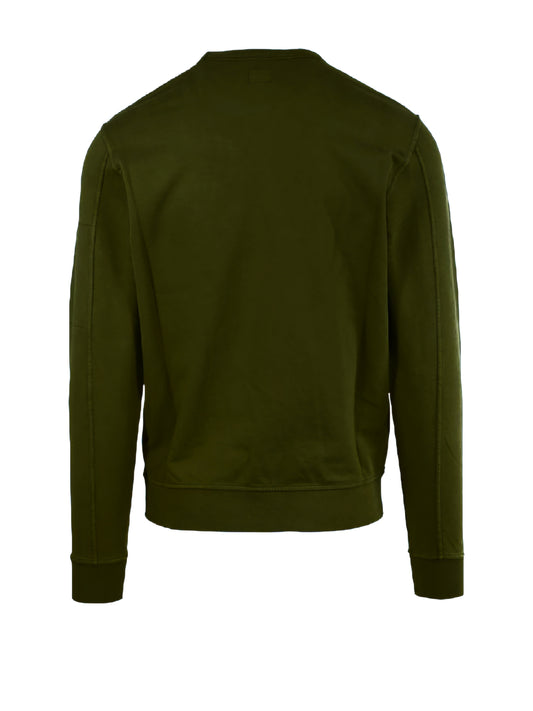 C.P. Company Light Fleece Lens Sweatshirt - Ivy Green