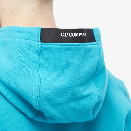 C.P. Company Overhead Hooded Sweatshirt - Tile Blue