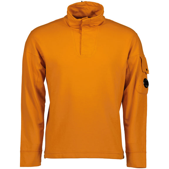 C.P. Company Light Fleece Overhead Hoodie - Desert Sun