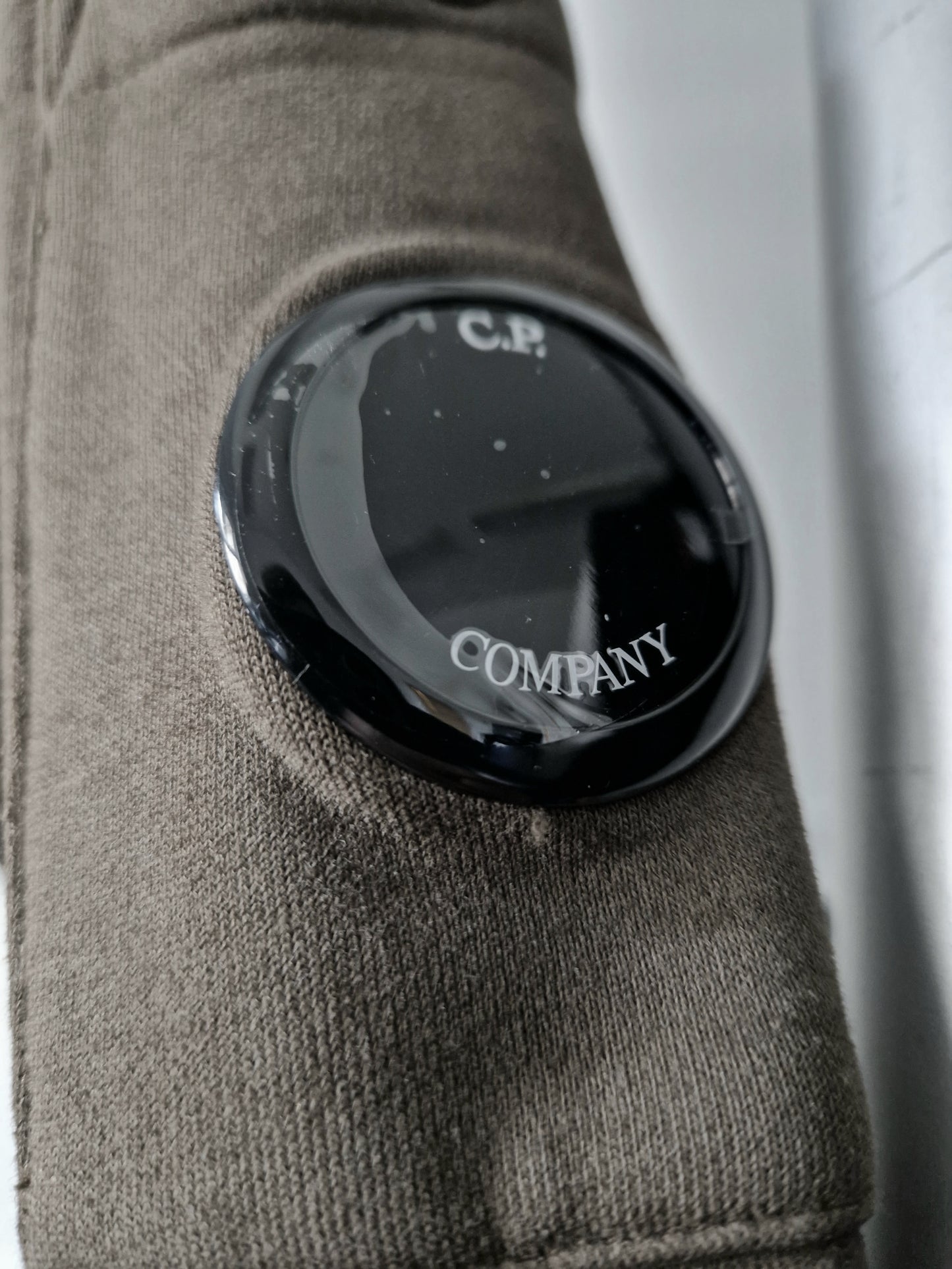 C.P. Company Brushed & Emerized Sweatshirt - Ivy Green