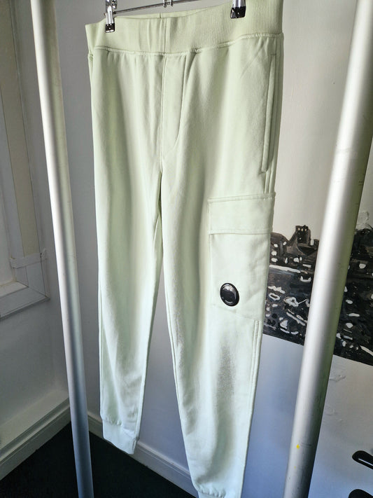 C.P. Company Diagonal Fleece Joggers - Frost