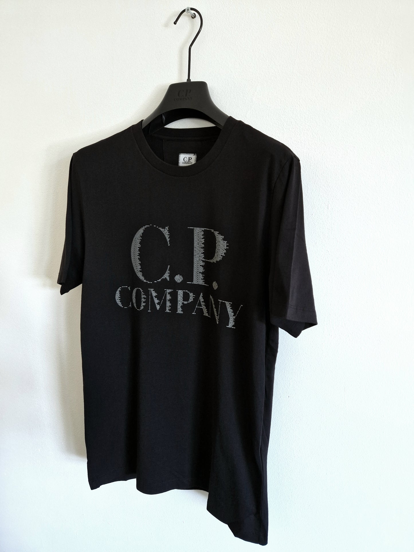 C.P. Company Large Spell Out Logo T-Shirt - Black