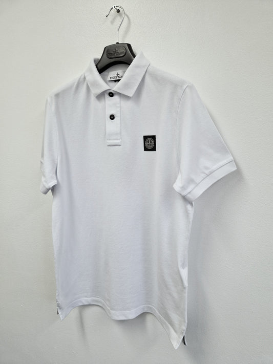 Stone Island Slim Fit Polo Shirt - White