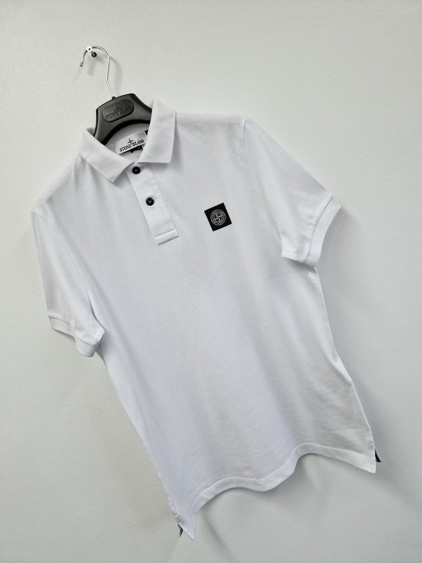 Stone Island Slim Fit Polo Shirt - White