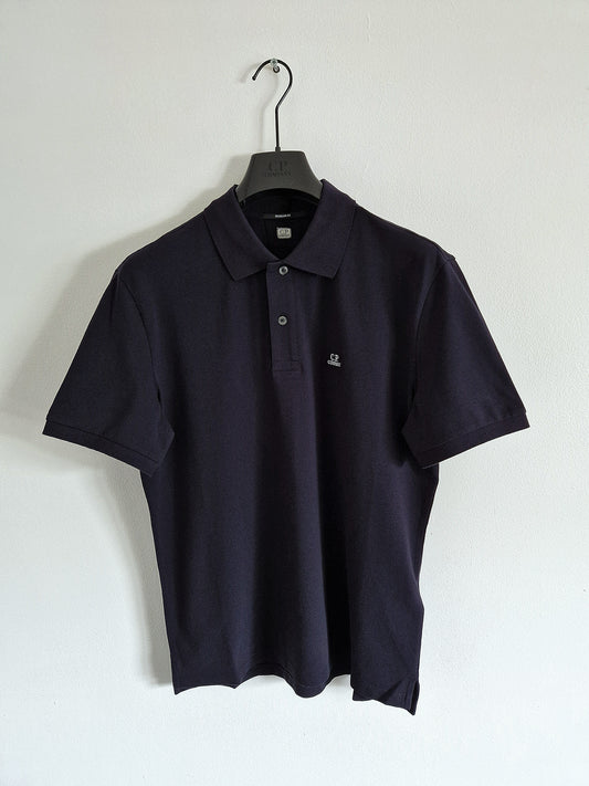 C.P. Company Stretch Piquet Polo Shirt - Total Eclipse