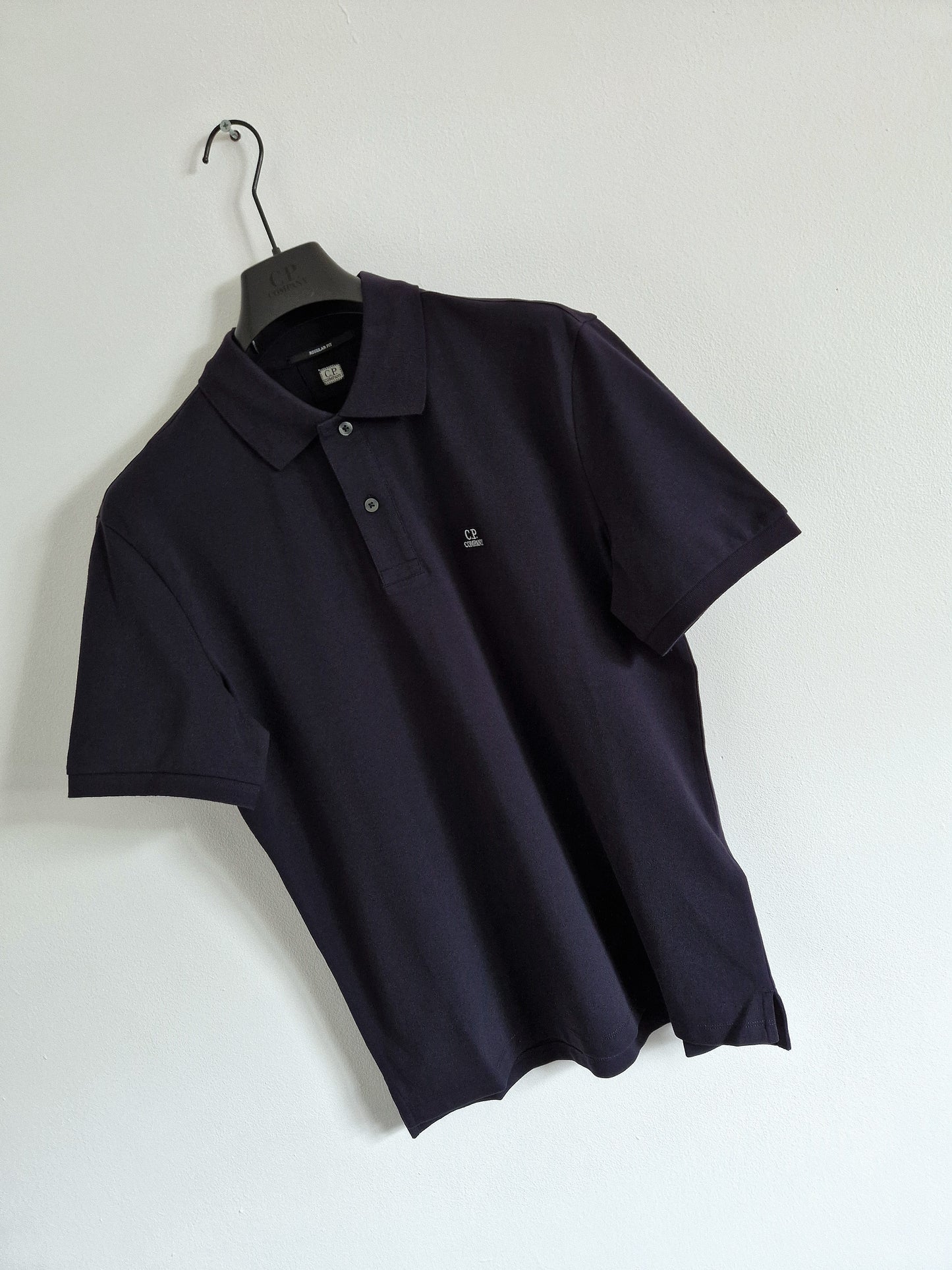 C.P. Company Stretch Piquet Polo Shirt - Total Eclipse