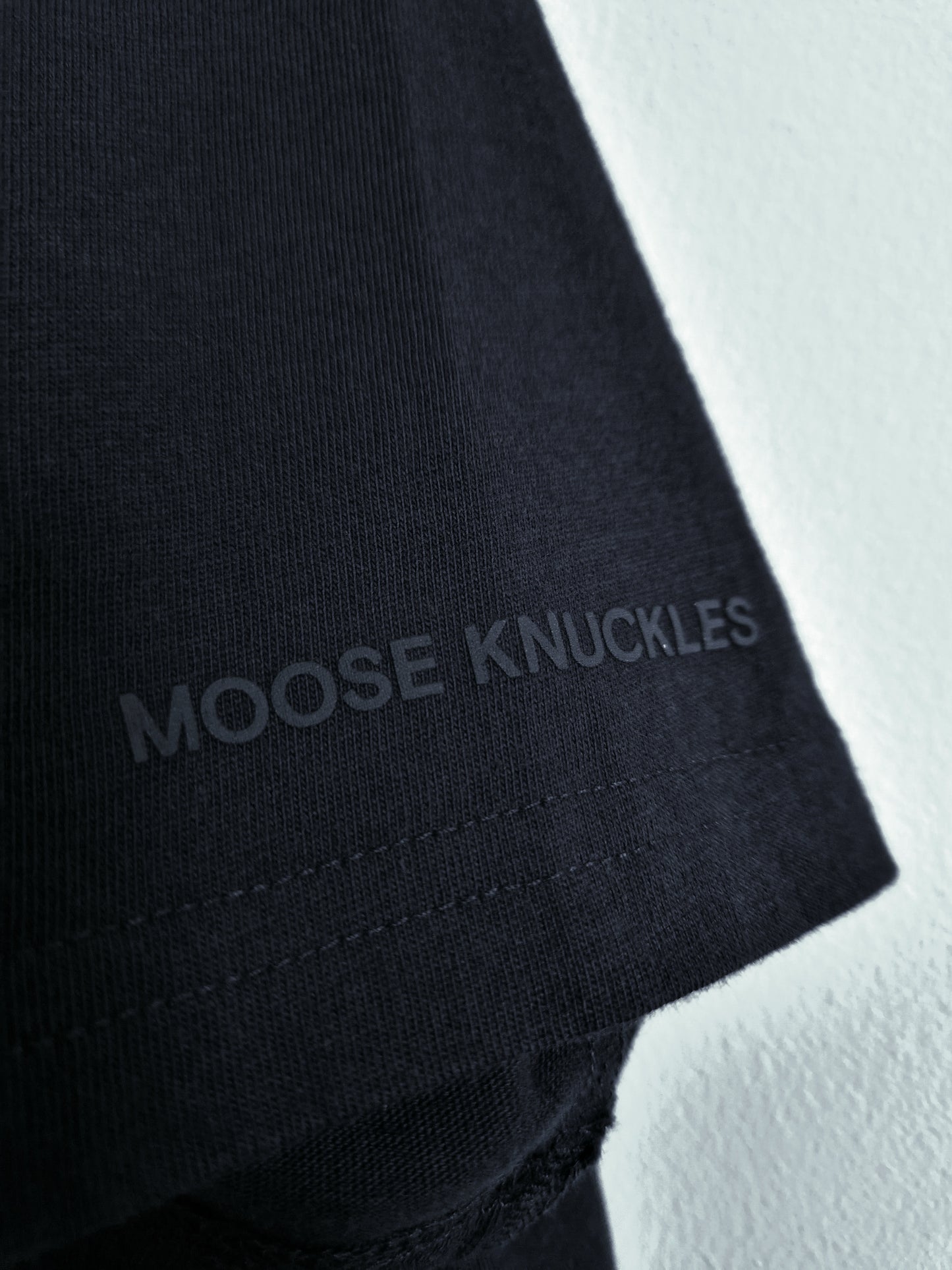 Moose Knuckles Satellite Logo T-Shirt - Navy Blue