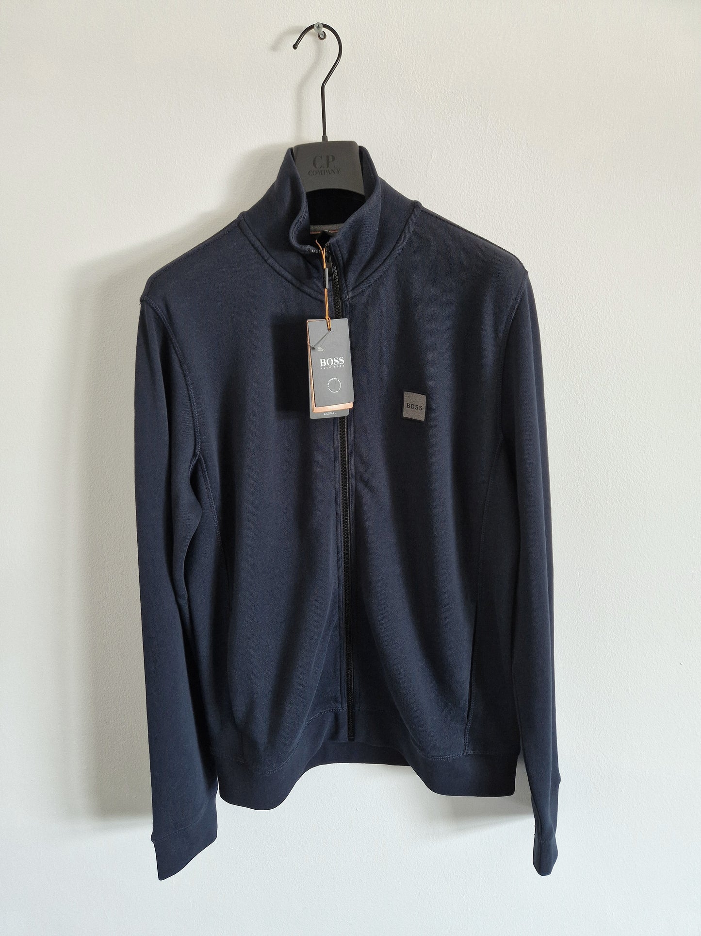 Hugo Boss Zestart Zip Sweatshirt - Navy Blue