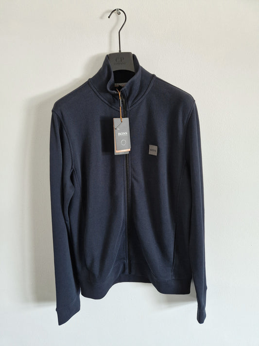 Hugo Boss Zestart Zip Sweatshirt - Navy Blue