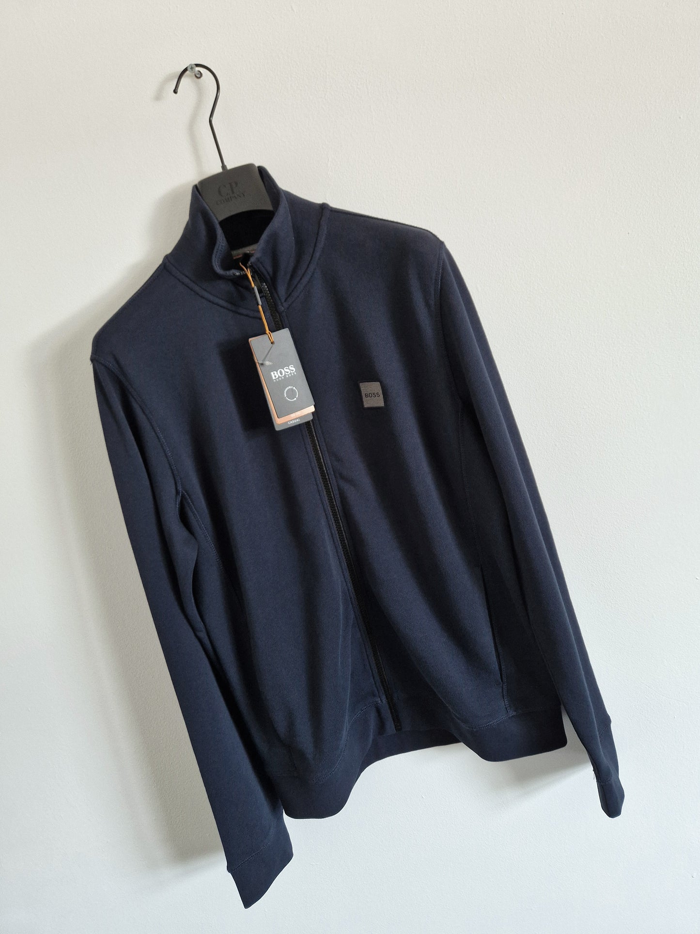 Hugo Boss Zestart Zip Sweatshirt - Navy Blue