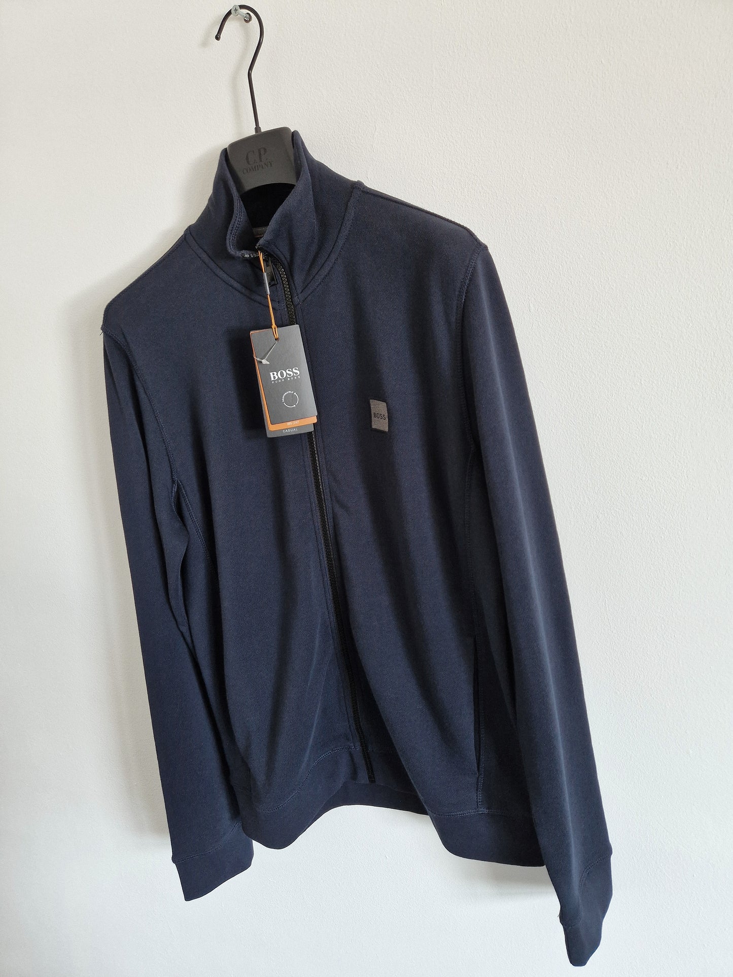 Hugo Boss Zestart Zip Sweatshirt - Navy Blue