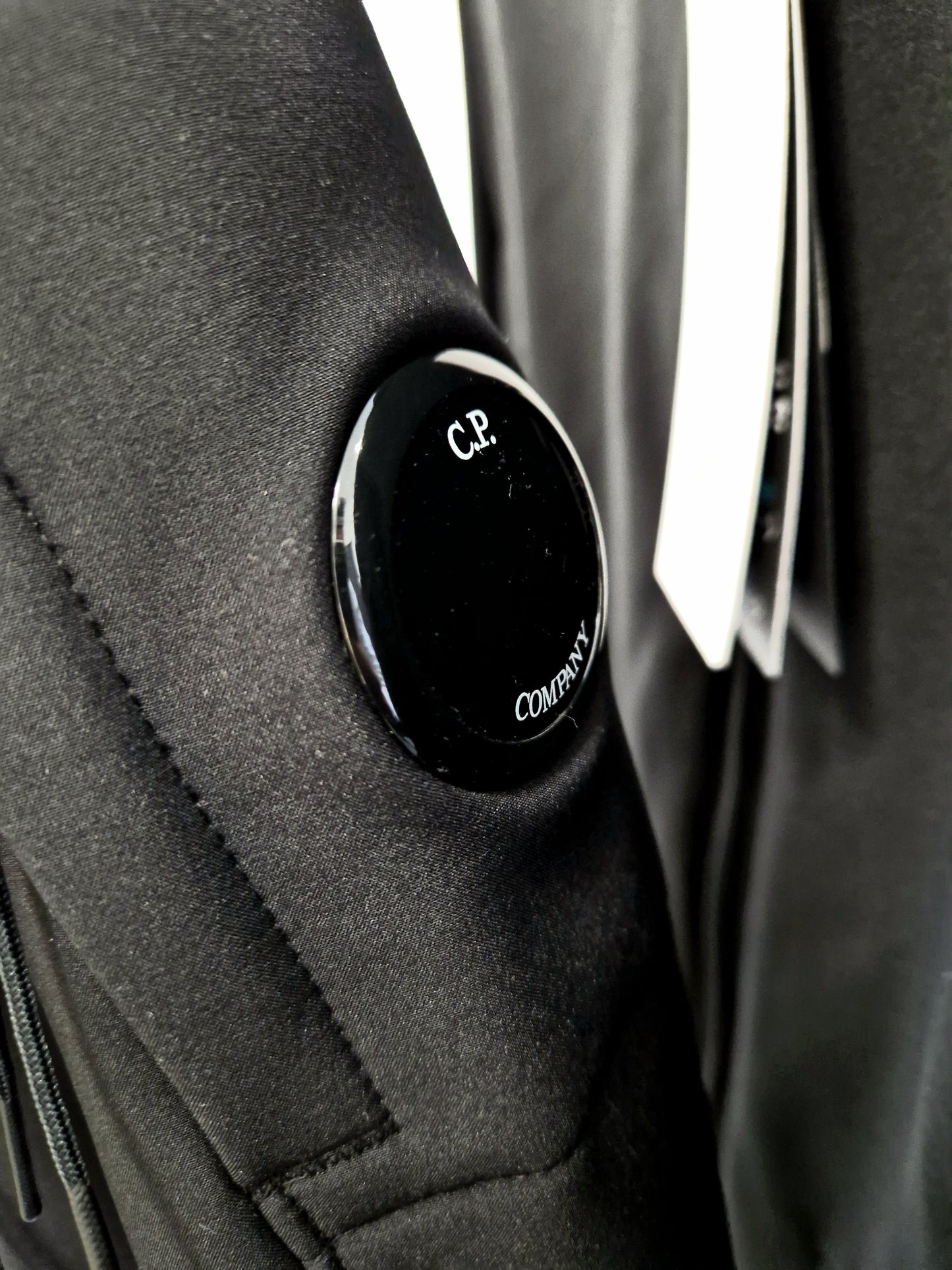 C.P. Company Junior Soft Shell Hooded Jacket - Black