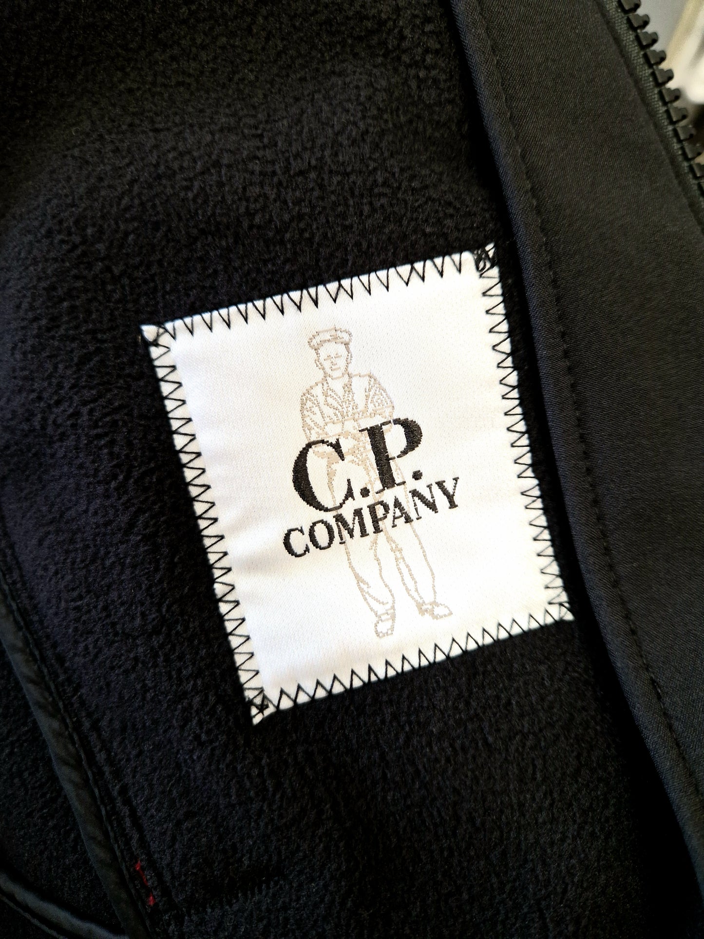 C.P. Company Junior Soft Shell Hooded Jacket - Black