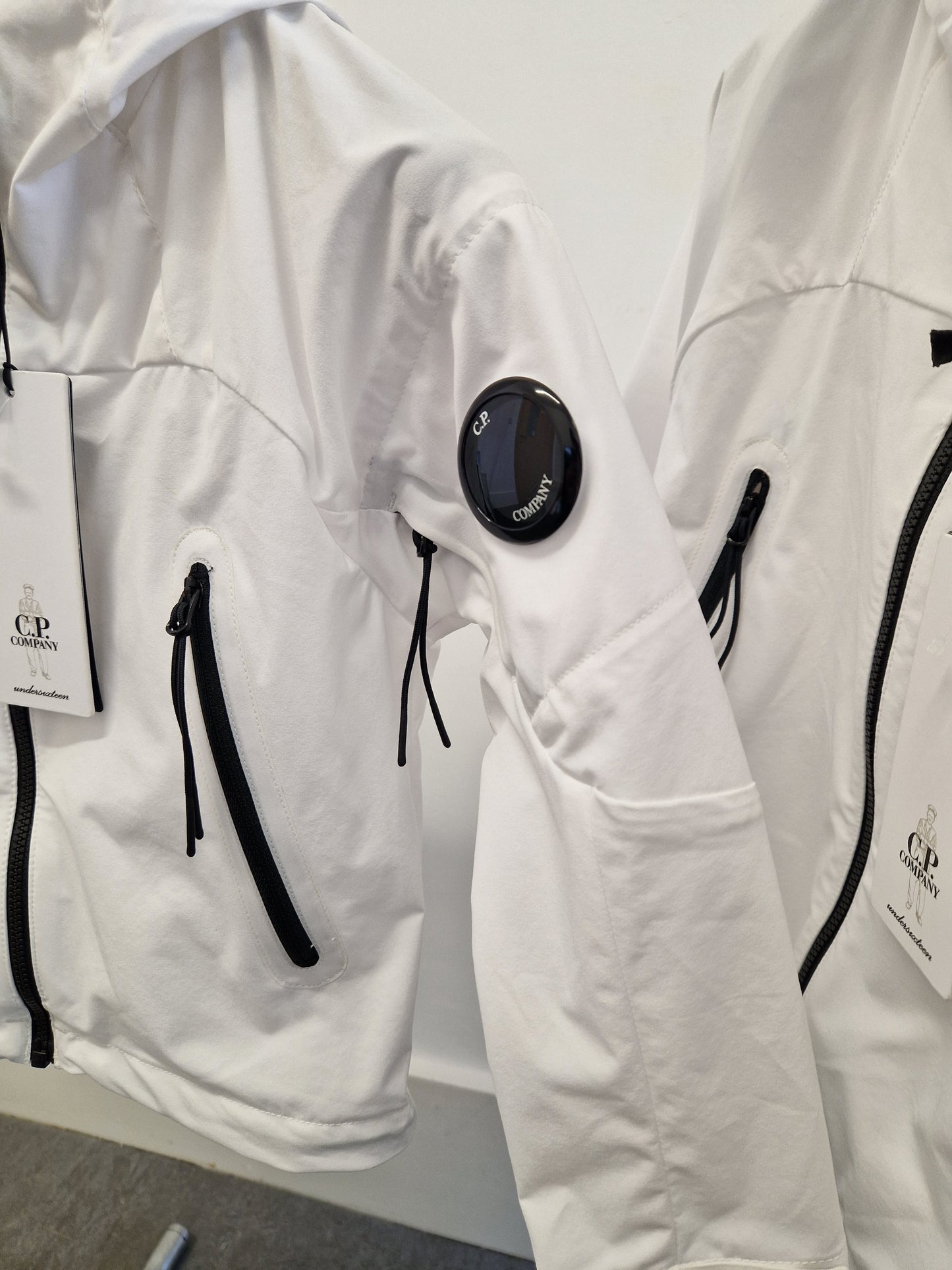 C.P. Company Junior Pro-Tek Hooded Jacket - White