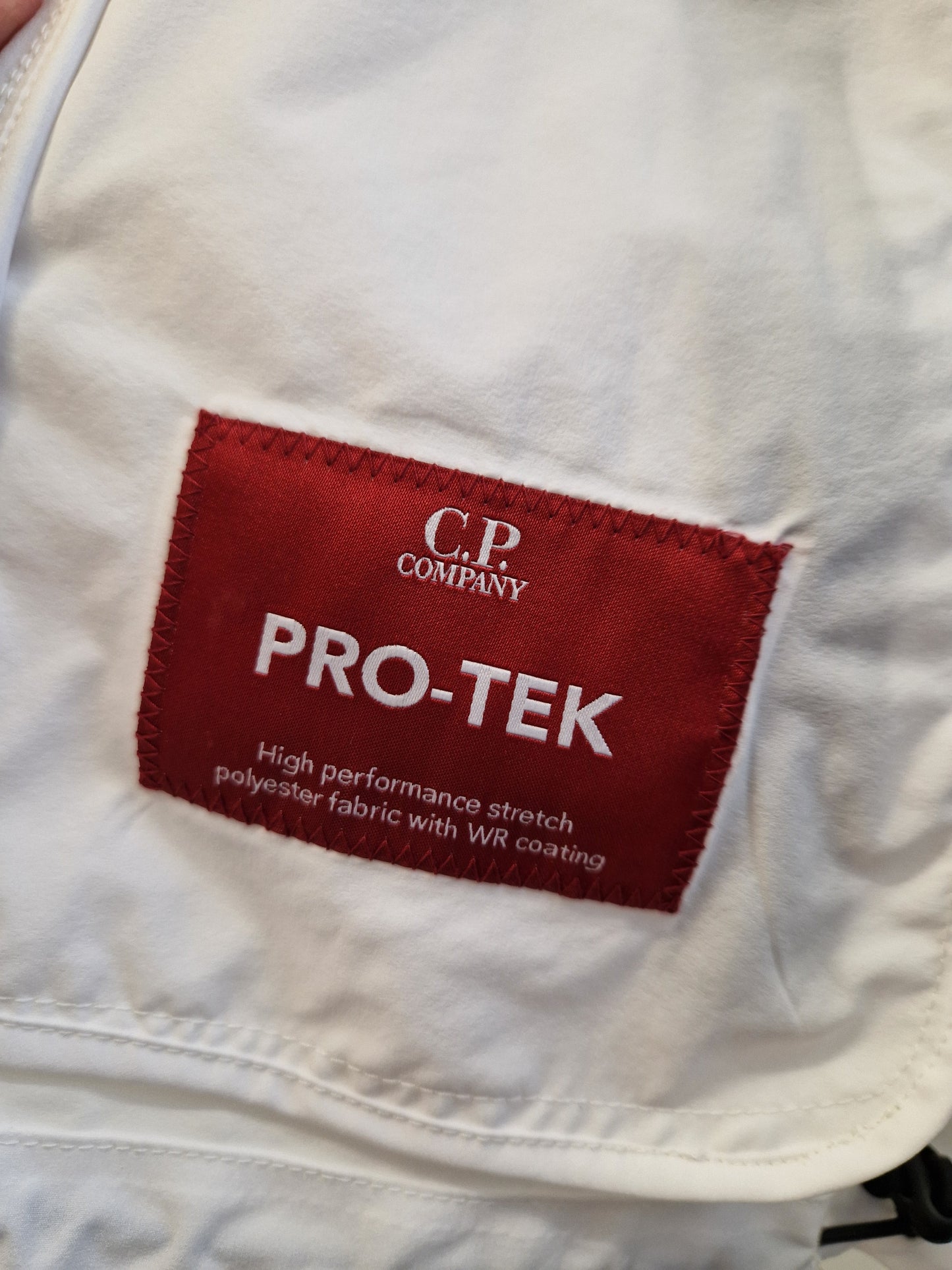 C.P. Company Junior Pro-Tek Hooded Jacket - White