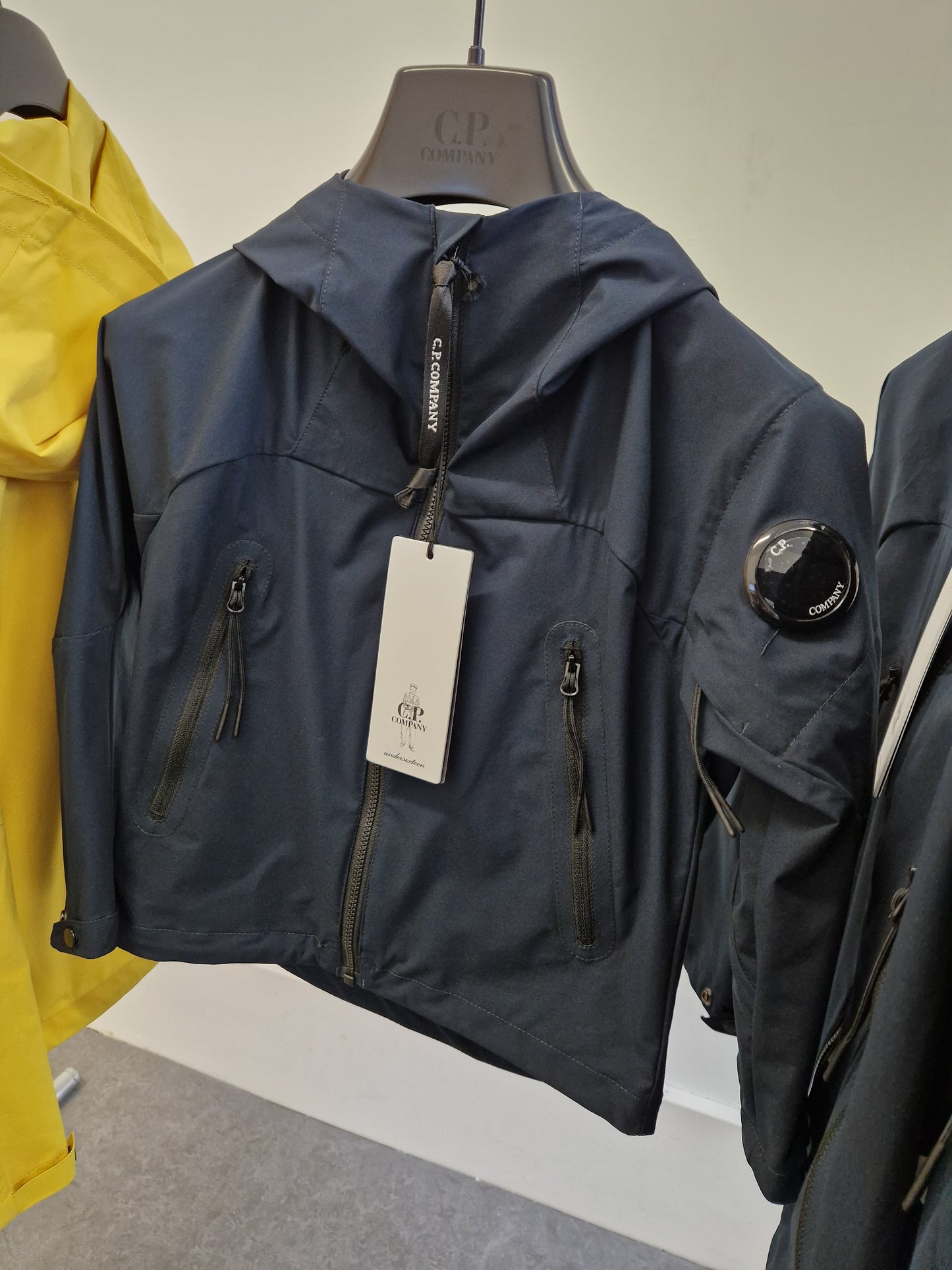 C.P. Company Junior Pro-Tek Hooded Jacket - Navy Blue