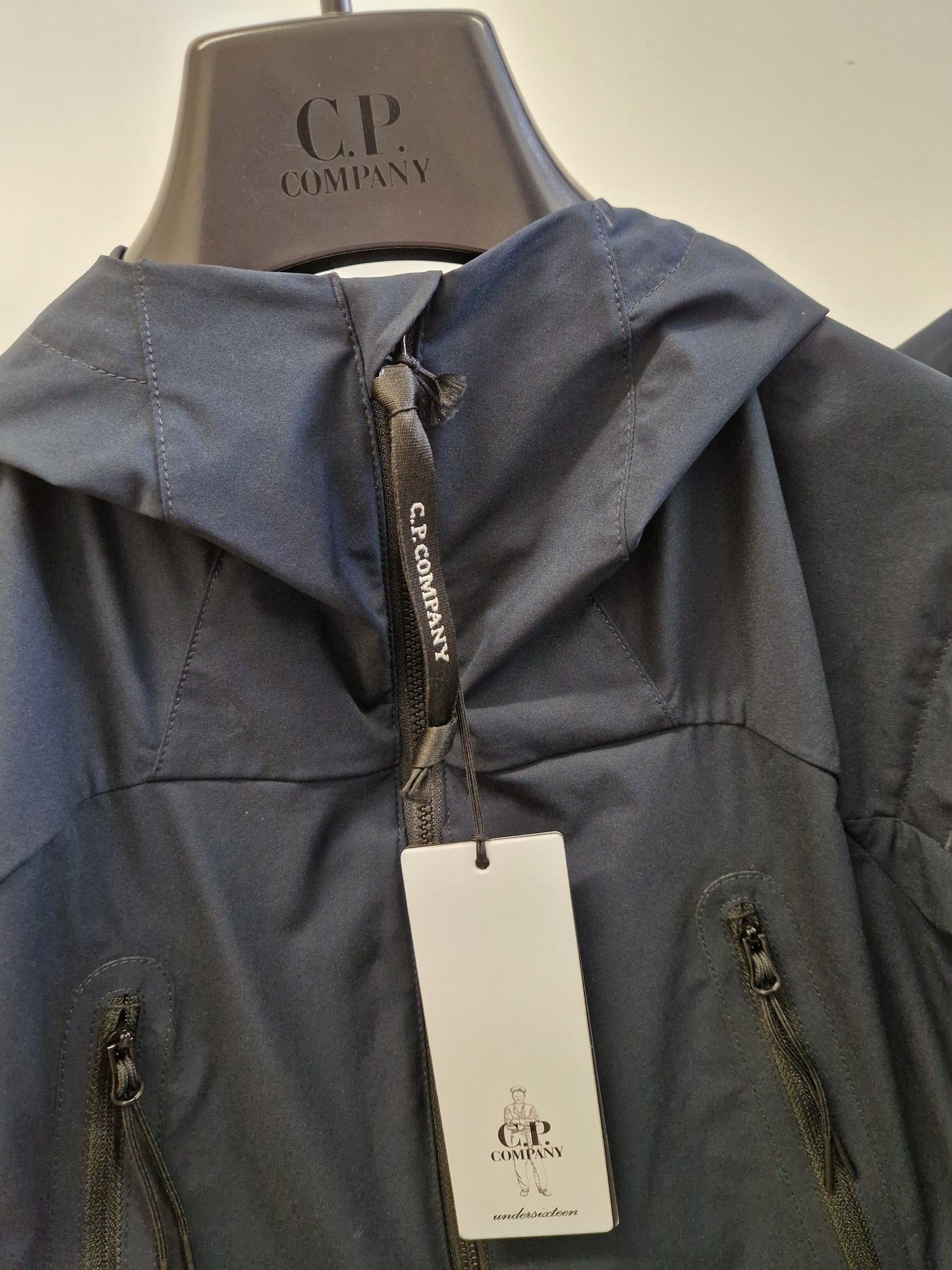 C.P. Company Junior Pro-Tek Hooded Jacket - Navy Blue