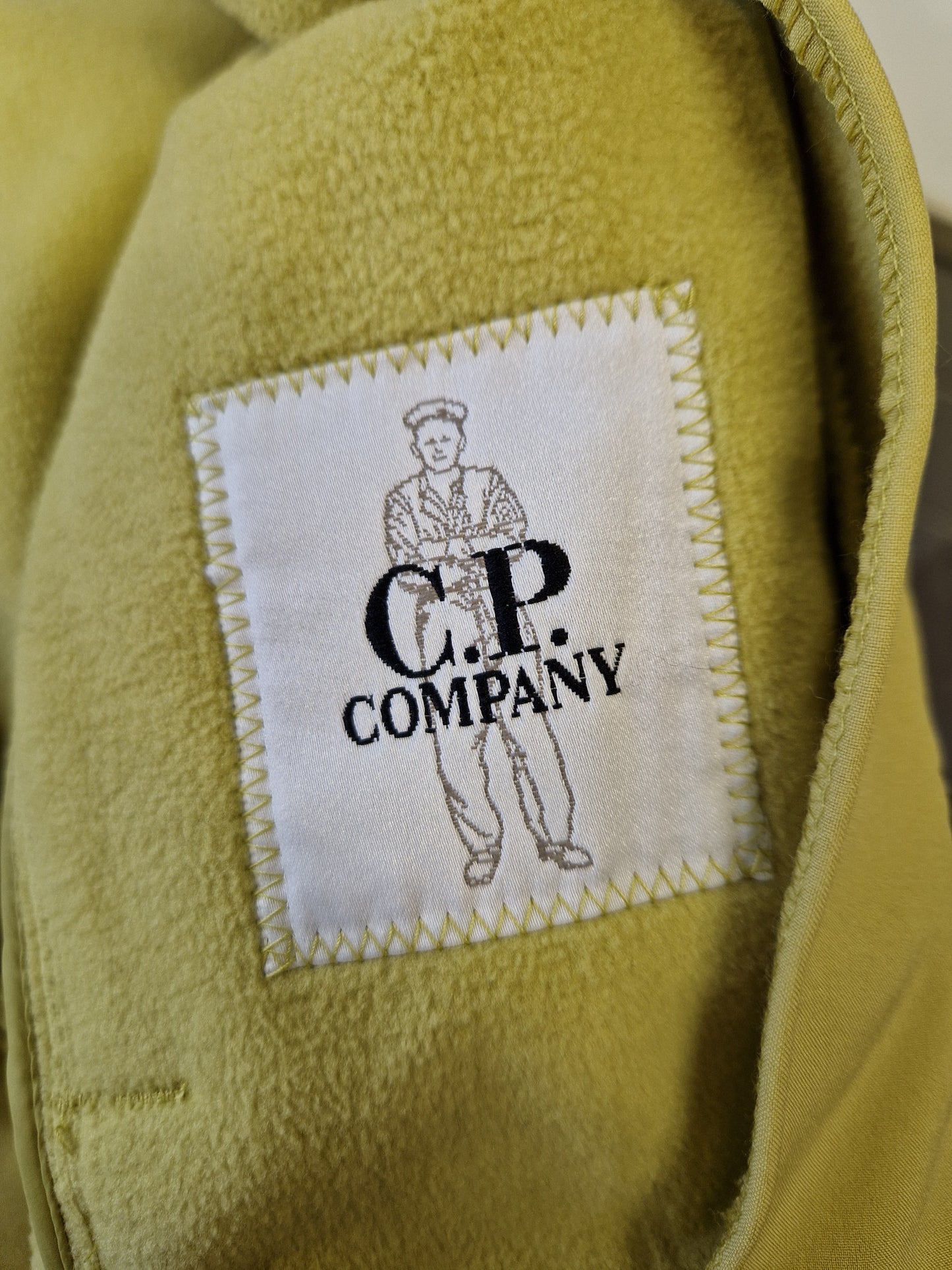 C.P. Company Junior Soft Shell Hooded Jacket - Golden Palm