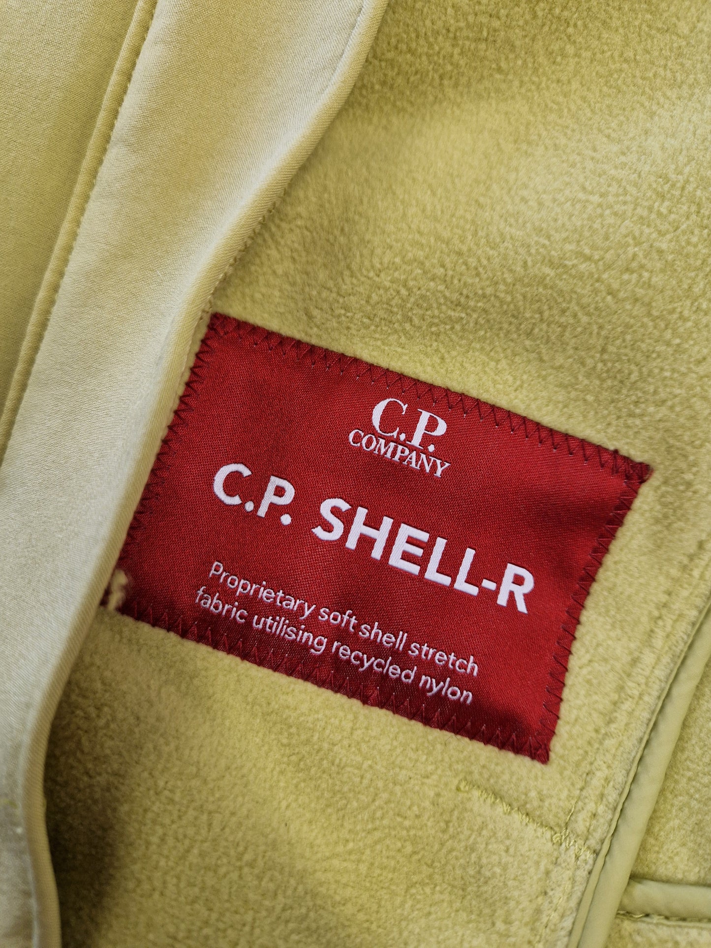 C.P. Company Junior Soft Shell Hooded Jacket - Golden Palm