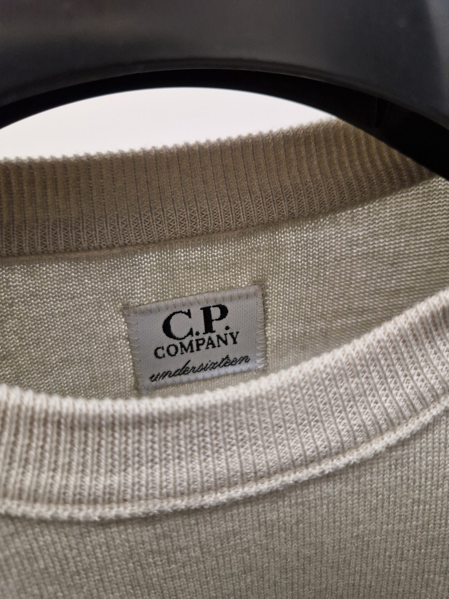 C.P. Company Junior Merino Wool Lens Knit - Grey