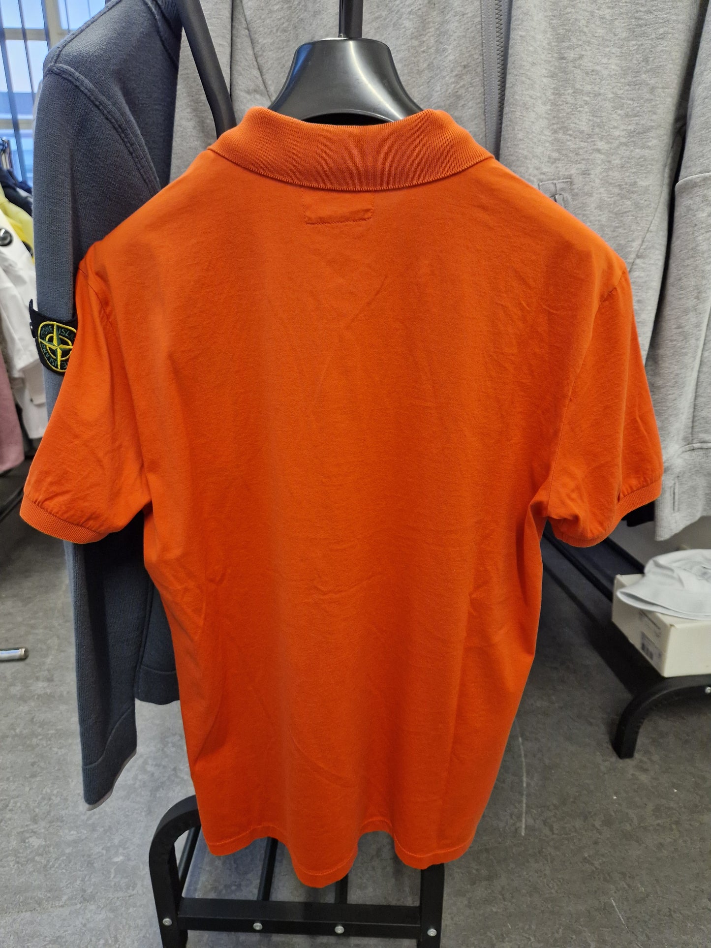 C.P. Company Mercerized Polo Shirt - Harvest Pumpkin