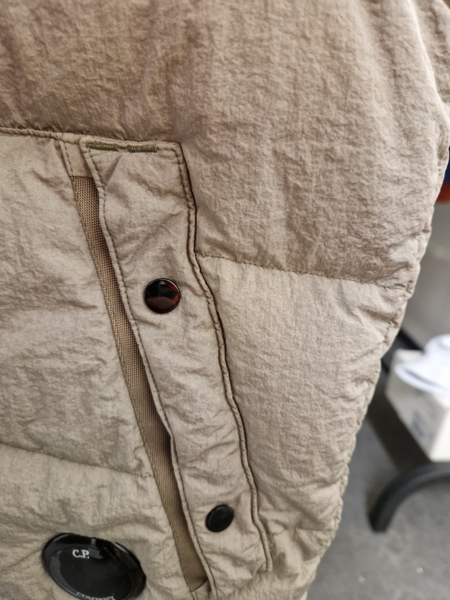 C.P. Company Junior Padded Gilet - Silver Sage