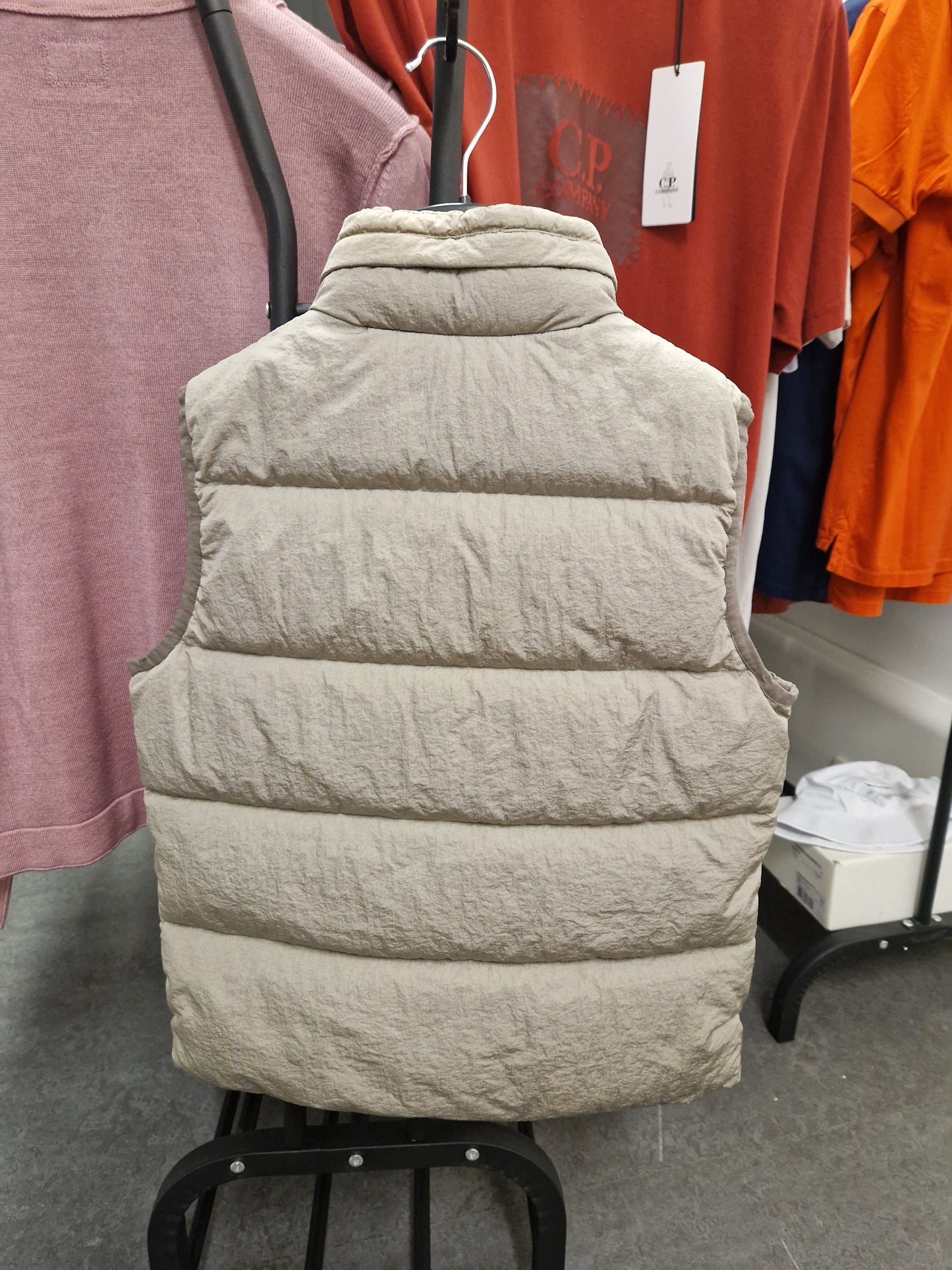 C.P. Company Junior Padded Gilet - Silver Sage