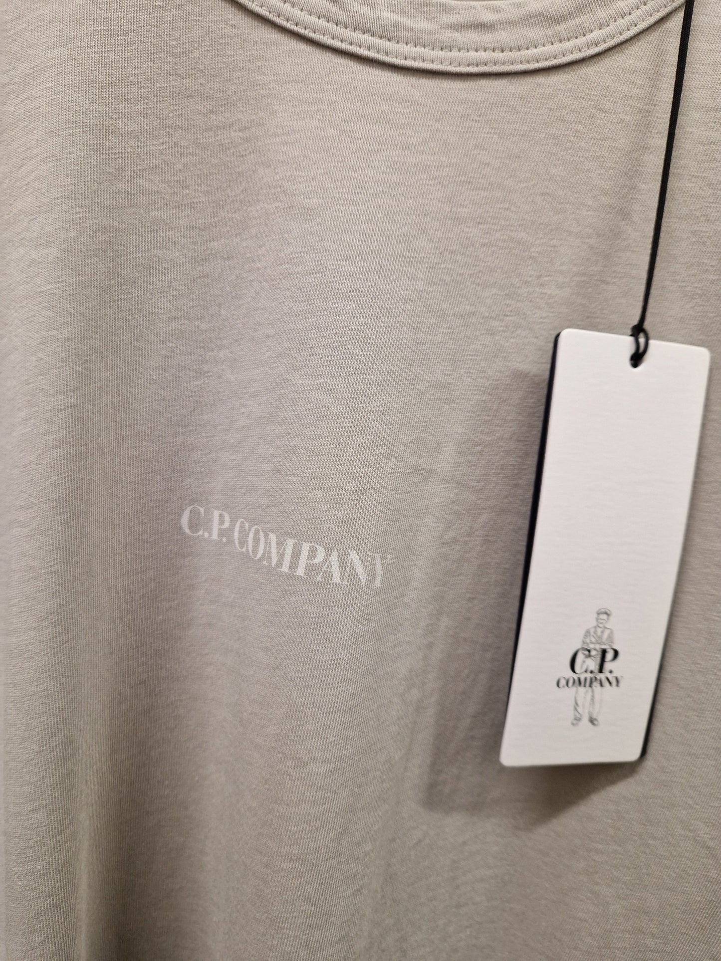 C.P. Company Jersey Resist Dyed T-Shirt - Flint Grey