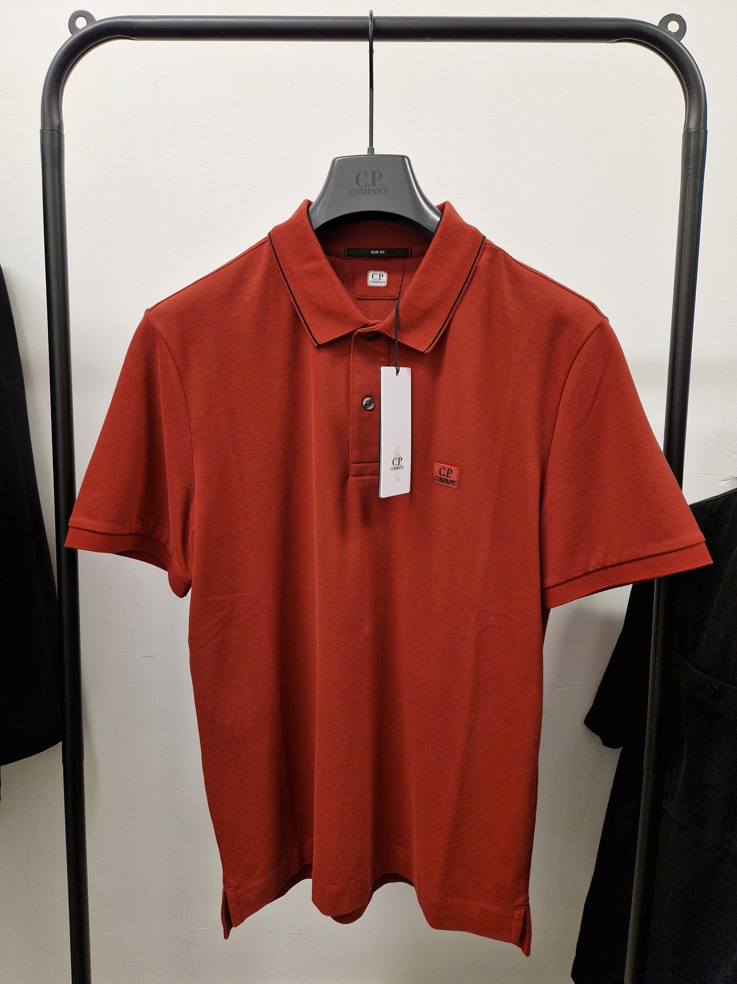 C.P. Company Slim Fit Polo Shirt - Red