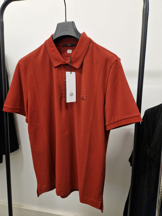 C.P. Company Slim Fit Polo Shirt - Red