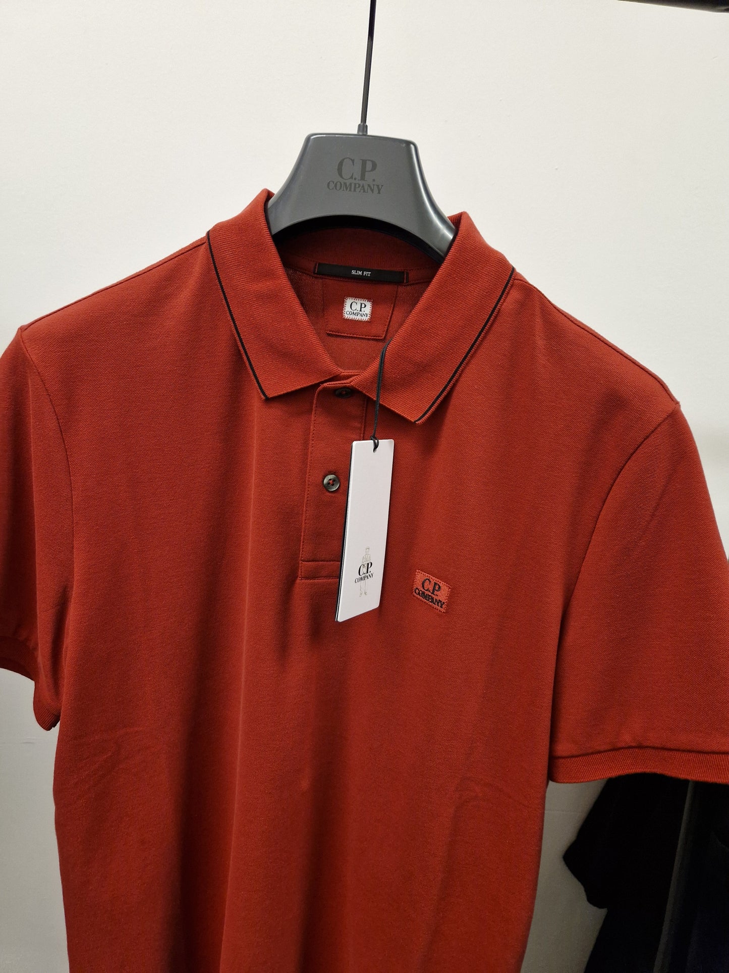 C.P. Company Slim Fit Polo Shirt - Red