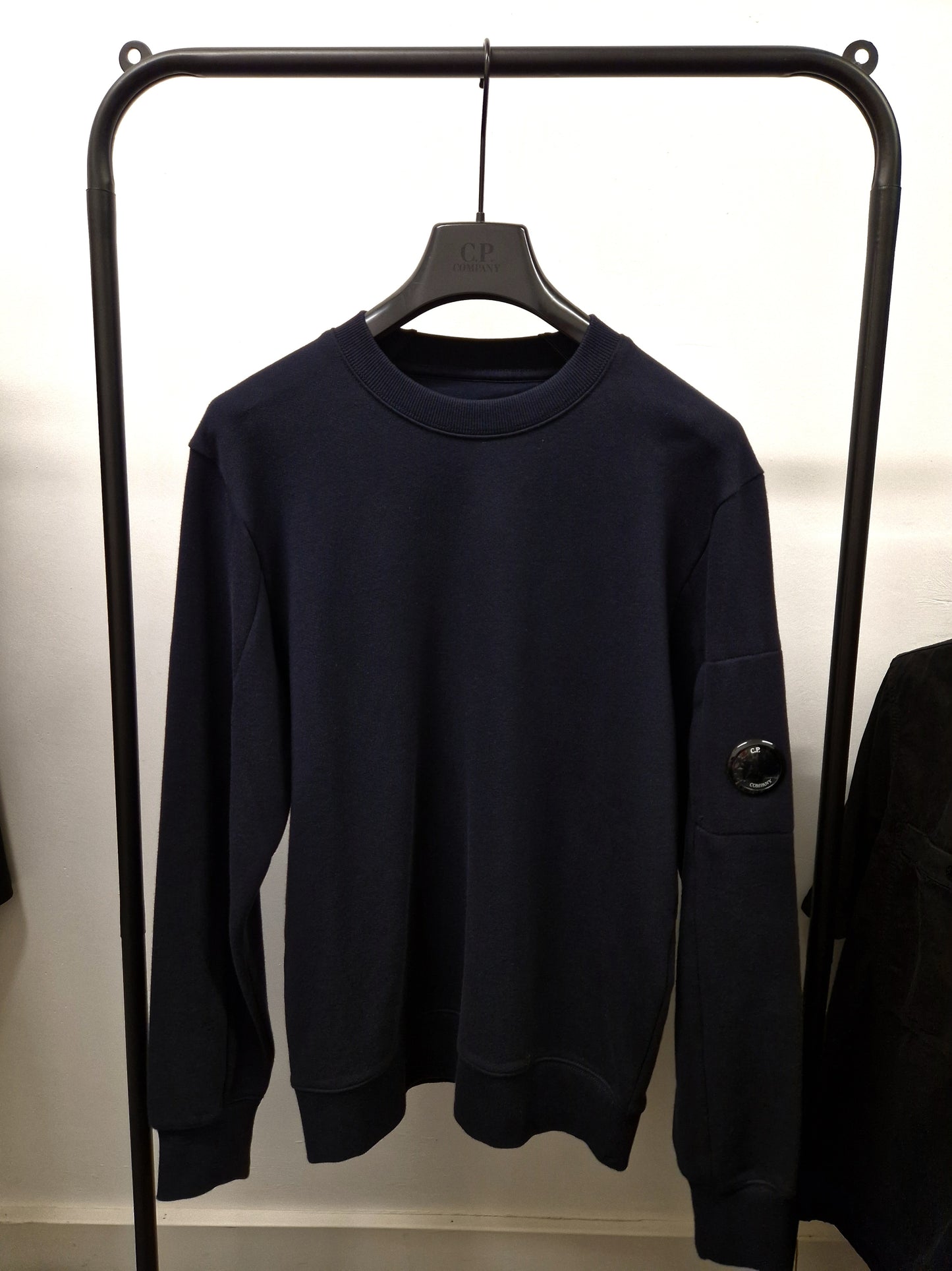 C.P. Company Diagonal Raised Sweatshirt - Navy Blue