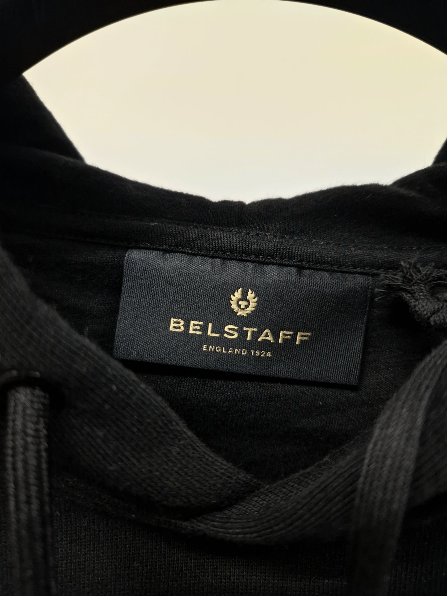 Belstaff Signature Logo Hooded Sweatshirt - Black