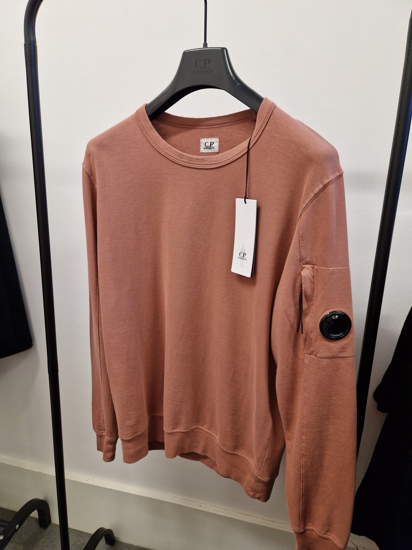 C.P. Company Light Fleece Lens Sweatshirt - Cedar Wood