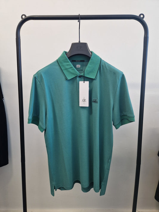 C.P. Company Stretch Piquet Polo Shirt - Jelly Bean