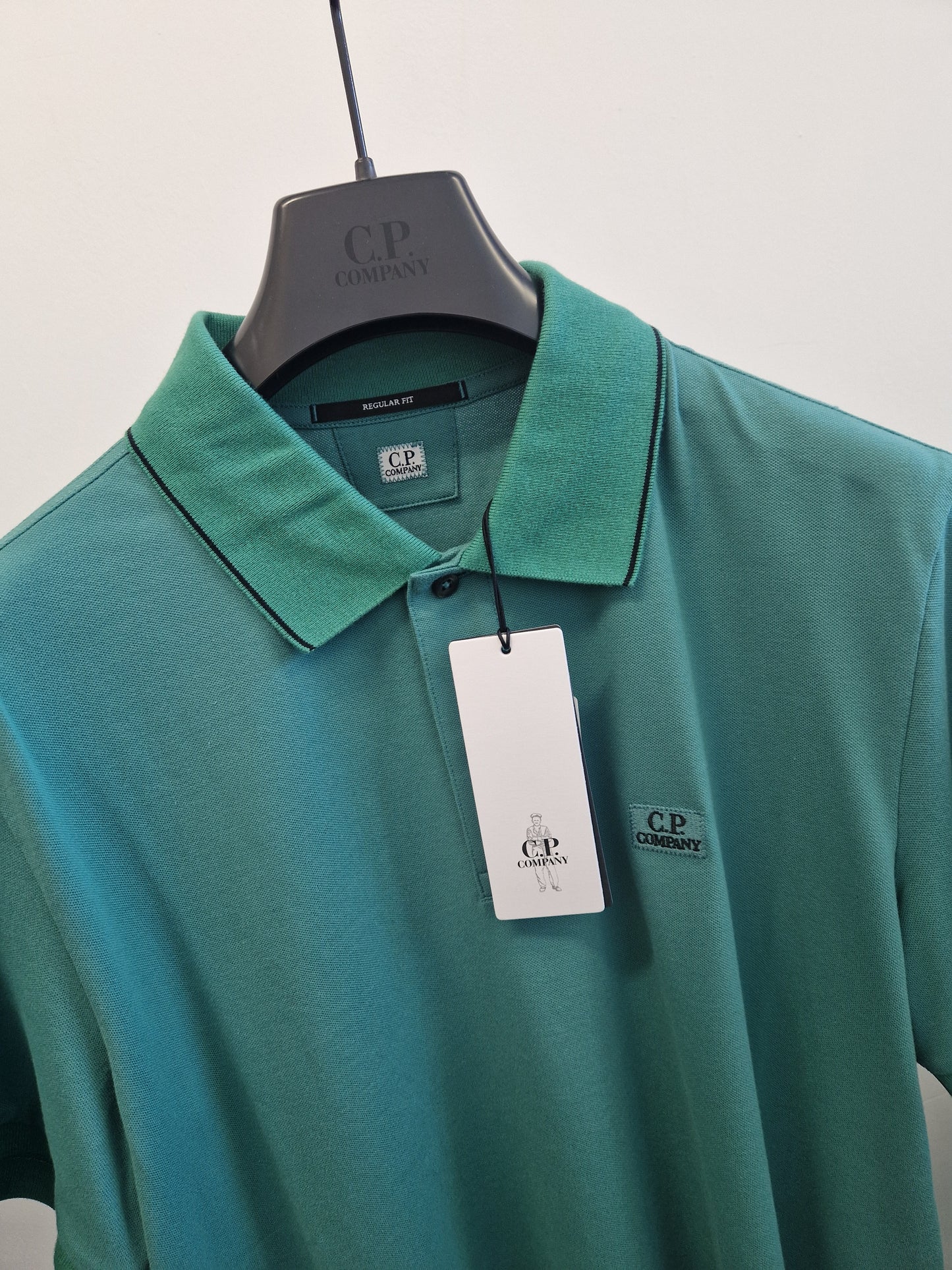 C.P. Company Stretch Piquet Polo Shirt - Jelly Bean