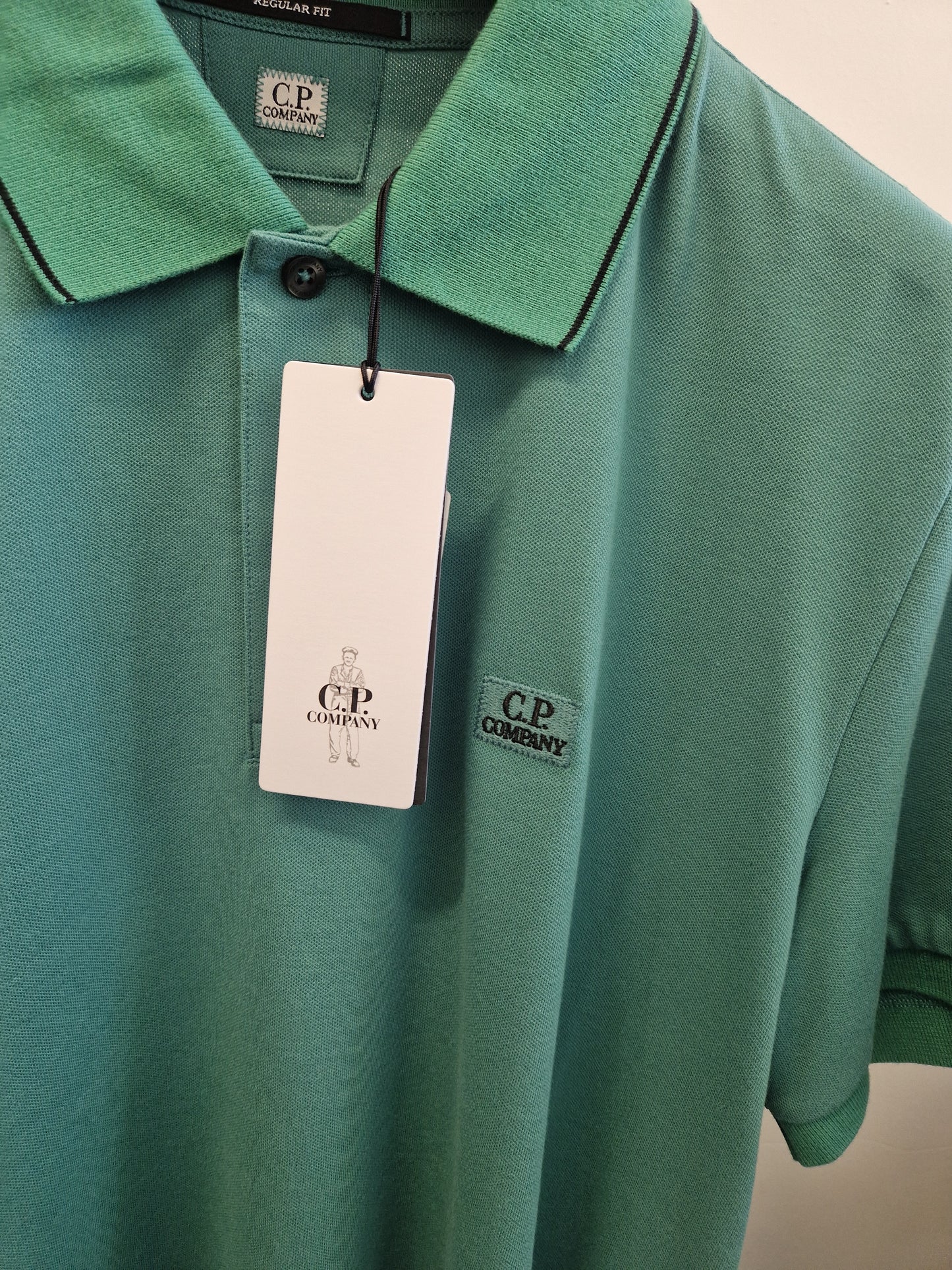 C.P. Company Stretch Piquet Polo Shirt - Jelly Bean