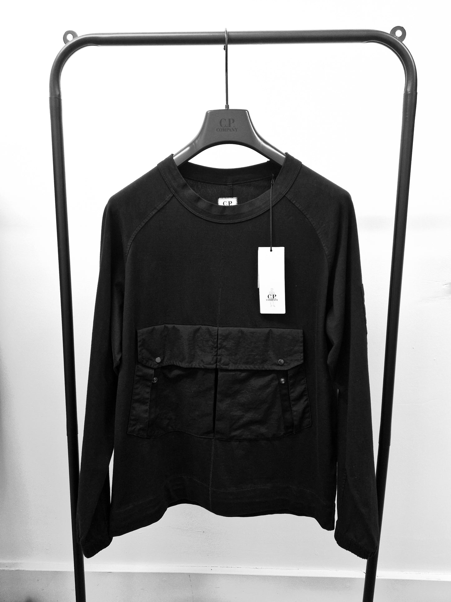 C.P. Company Heavy Jersey Sweatshirt - Black