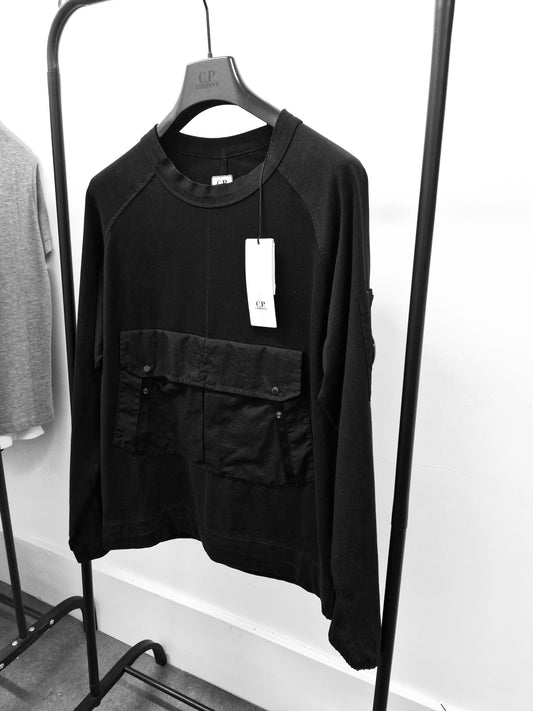 C.P. Company Heavy Jersey Sweatshirt - Black