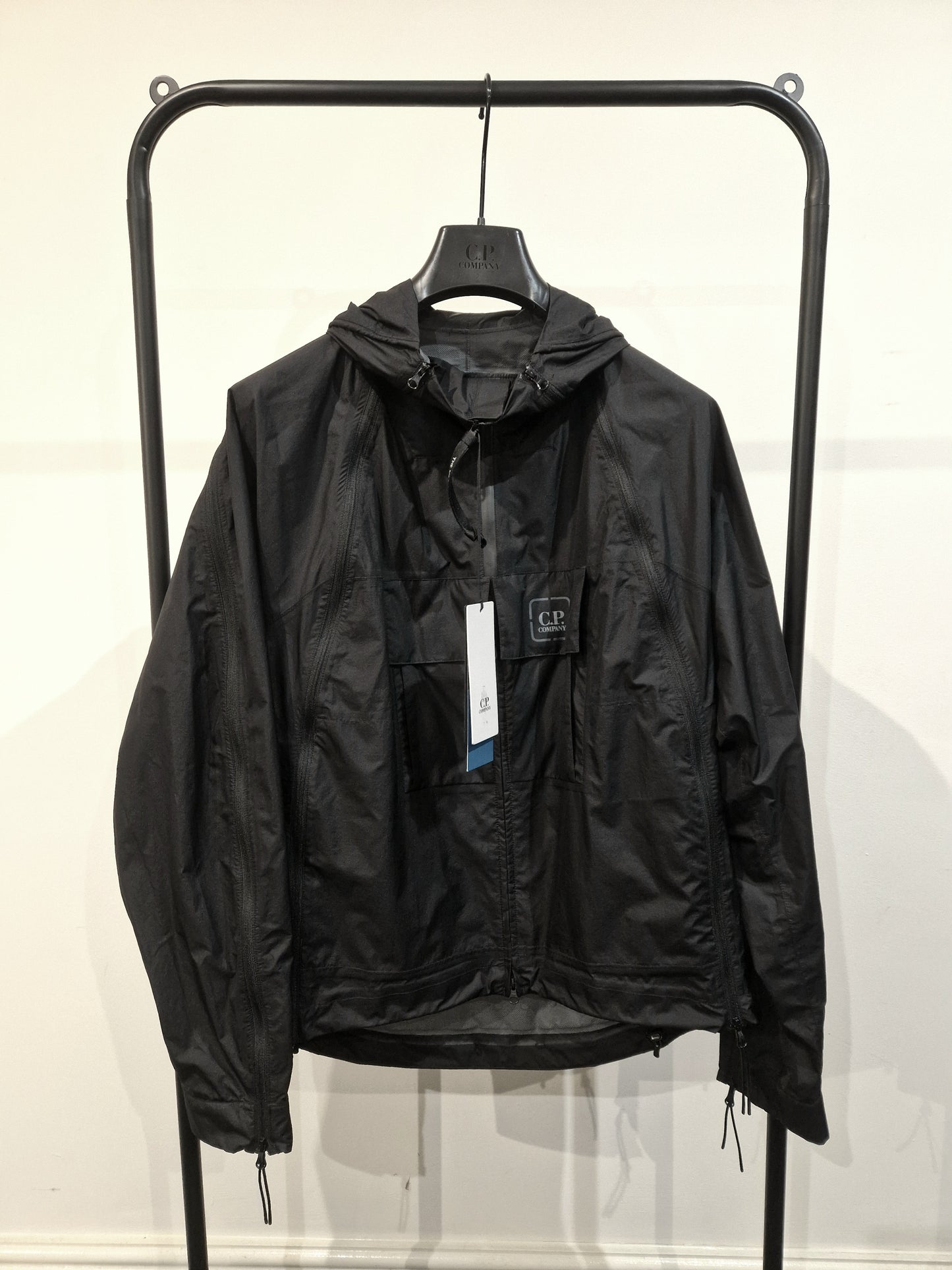C.P. Company Pertex Hooded Jacket - Black